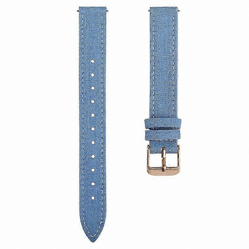 Adjustable Linen Leather Watch Strap for Garmin Lily 2 Replacement Band