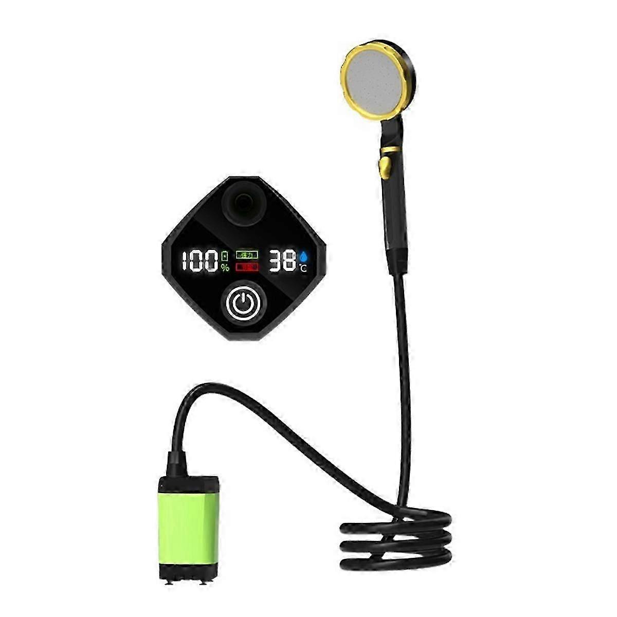 Digital display shower pump 7800mAh rechargeable for RV