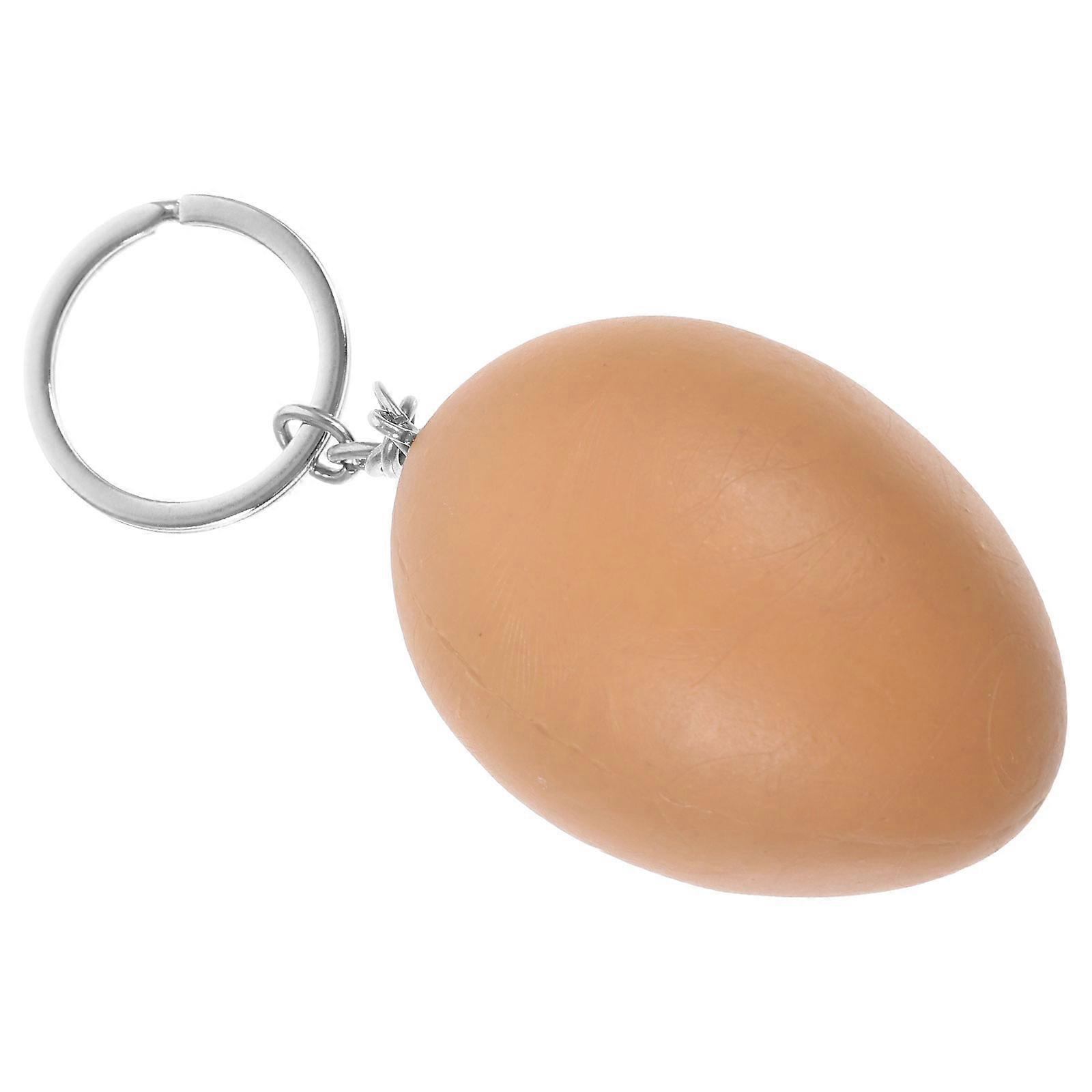 Hanging Keychain Simulation Egg Keychain Bag Pendant Gift 1 Set Bag Pendant Key Chain Supply