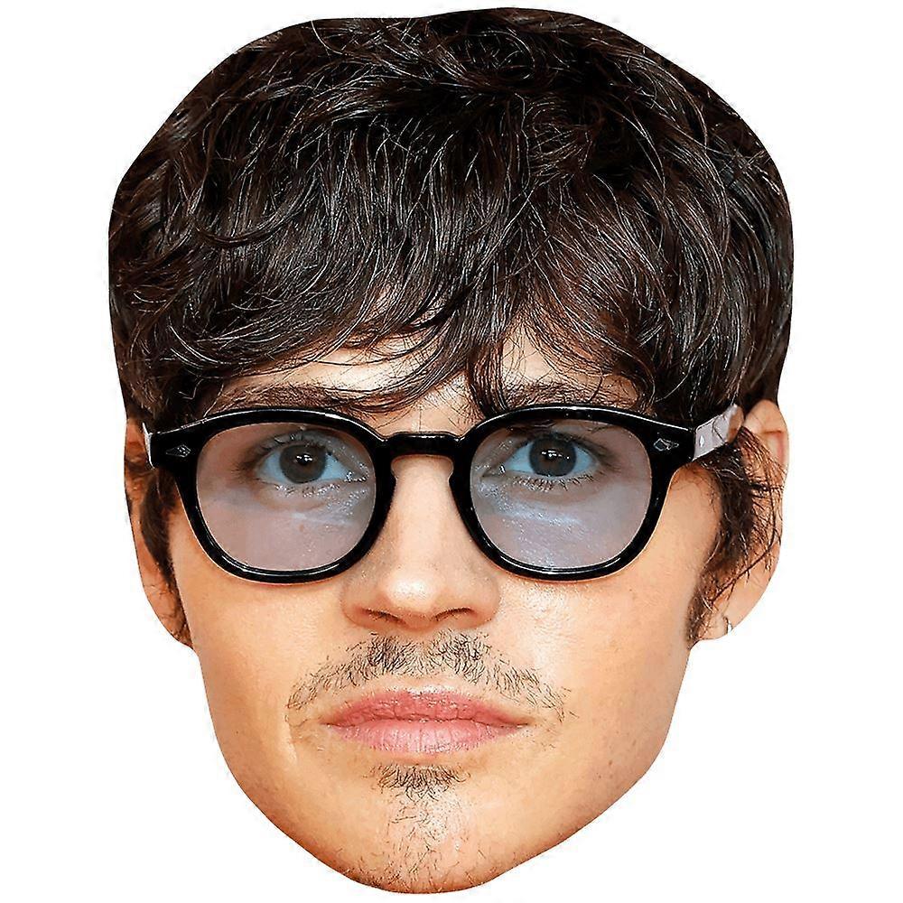 William Peltz (Glasses) Celebrity Mask, Flat Card Face