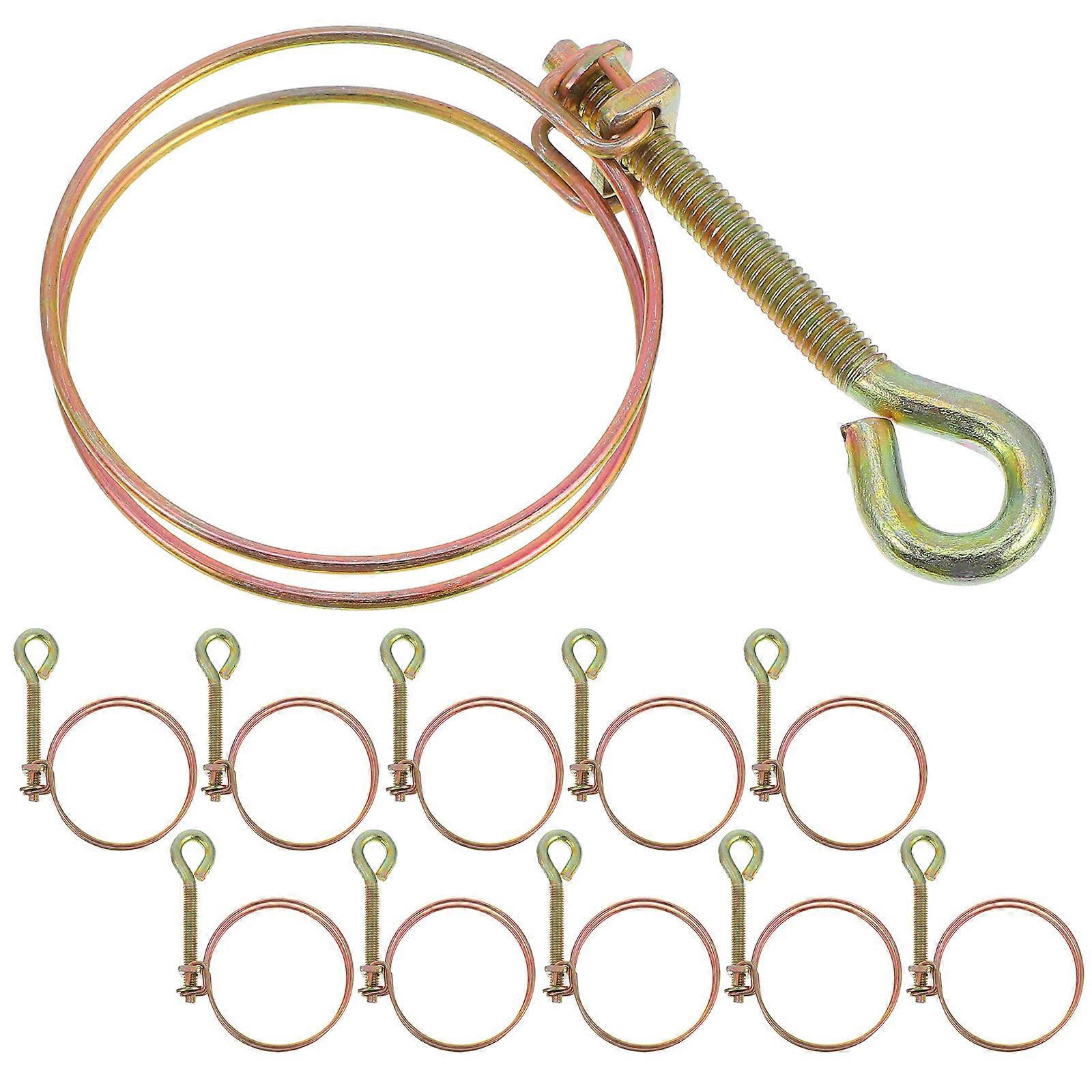 12pcs Water Hose Fasteners Replacement Clips for Water Hose and Pipe Duct Clamps