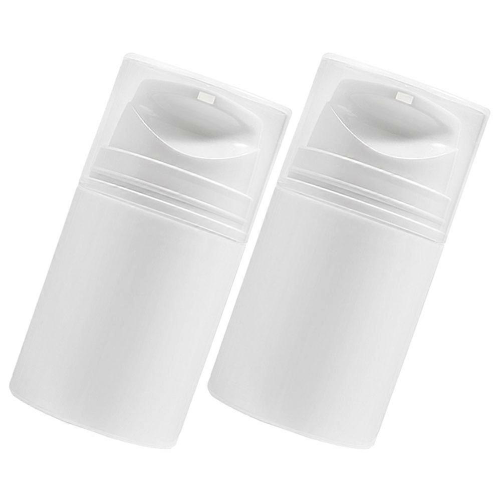Empty Lotion Bottles Vacuum Press Type Bottles for Storage 2Pcs Portable Set