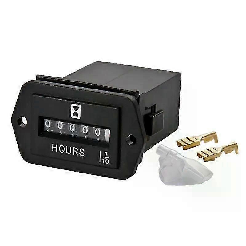HM002 AC110-250V Timer Mechanical Hour Meter Hourmeter Fit For  Engine Generator Boat Motorcross Motor Truck Tractor