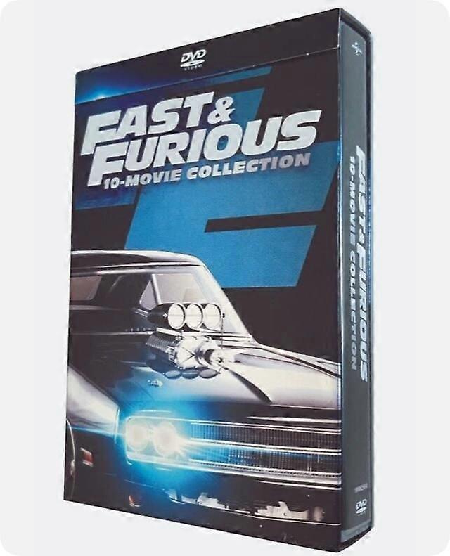 FAST & FURIOUS MOVIE COLLECTION 1-10 DVD 11-DISC NEW BOX SET english version