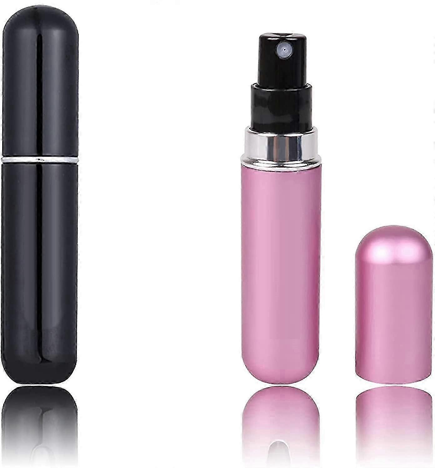 Perfume Atomizer Bottles, 2 Pack 5ml Refillable Spray Bottles Mini Bottom Fill Empty Travel Bottles