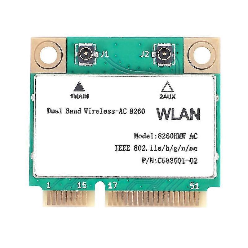 For 1200mbps Network Card 8260hmw Ac 24g5g Mini Pcie Card 42 Bluetooth Wifi Card 80211ac 867mbps