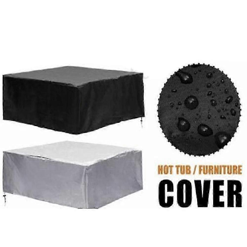 Housse de spa carrée imperméable pour spa d'extérieur