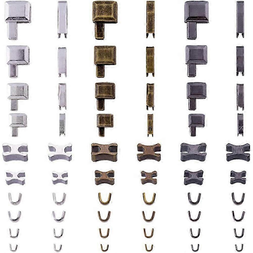 1 Set of Zipper Bottom Stops Replacement Zipper Stops Zipper Repairing Stops Zipper Tops Stops