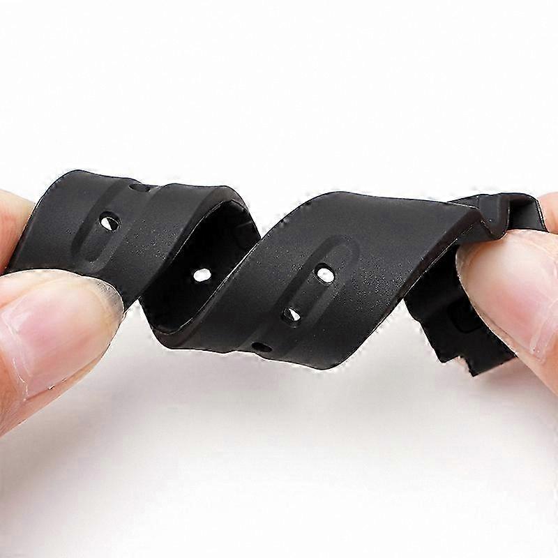 Black Replacement Strap for 19MM Watches Compatible with Multiple Models