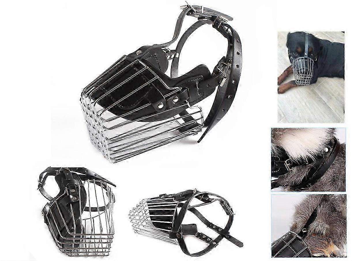 Soft dog muzzle for aggressive pets, comfortable anti-bark control mask