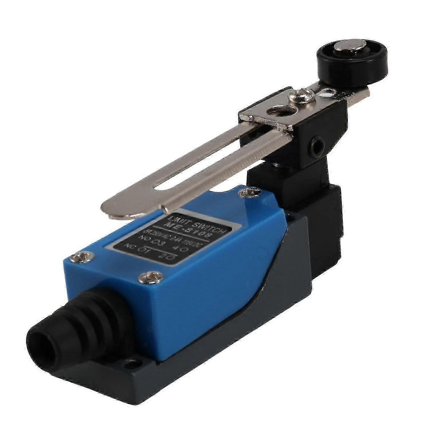 2PCS ME-8108 Limit Switch Momentary Rotary Adjustable Roller Arm Industrial Grade 2025