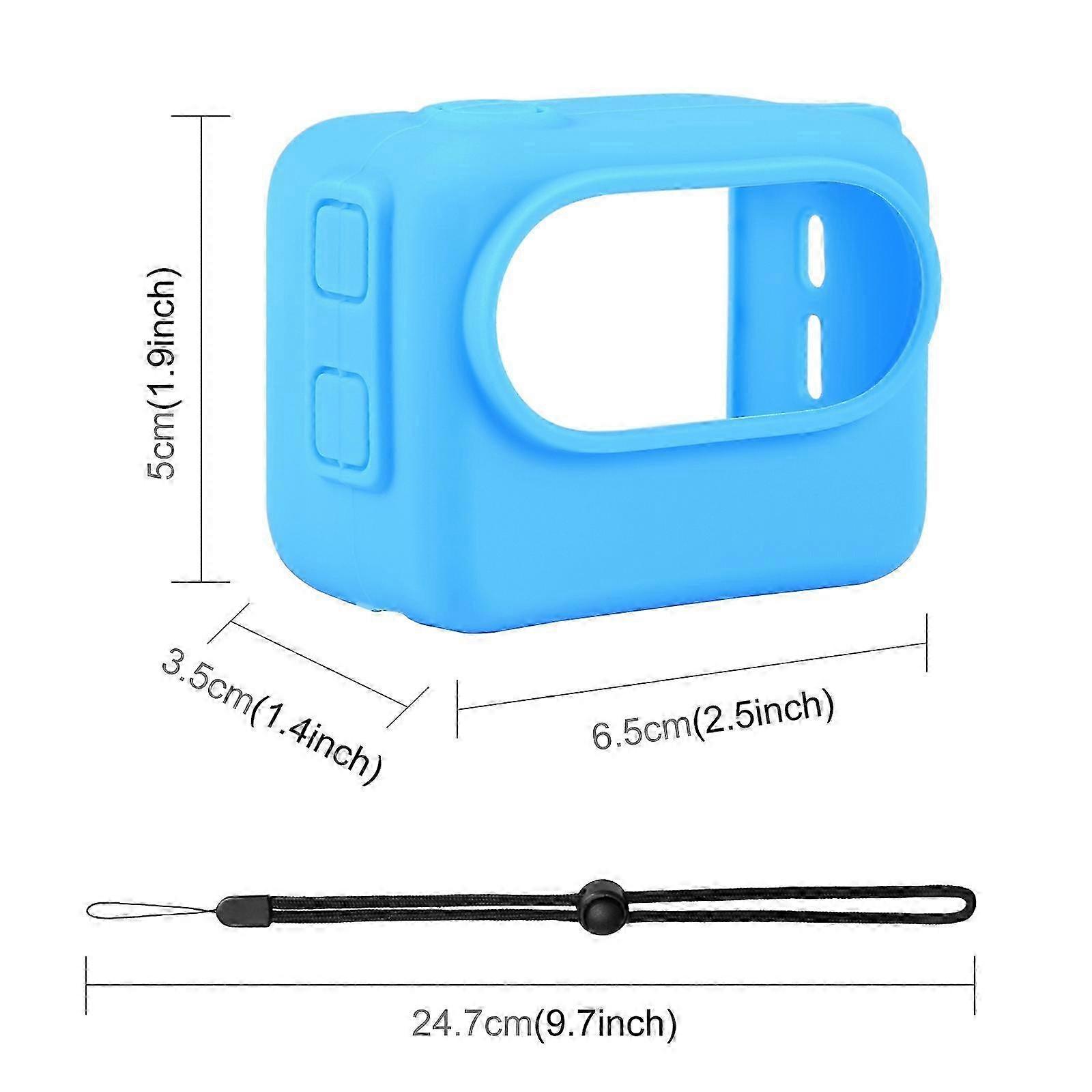 For Insta360 GO 3 PULUZ Camera Charging Case Silicone Case with Lens Cap & Strap 2025