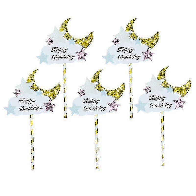 5pcs cake decorations, Cupcake Toppers 2025