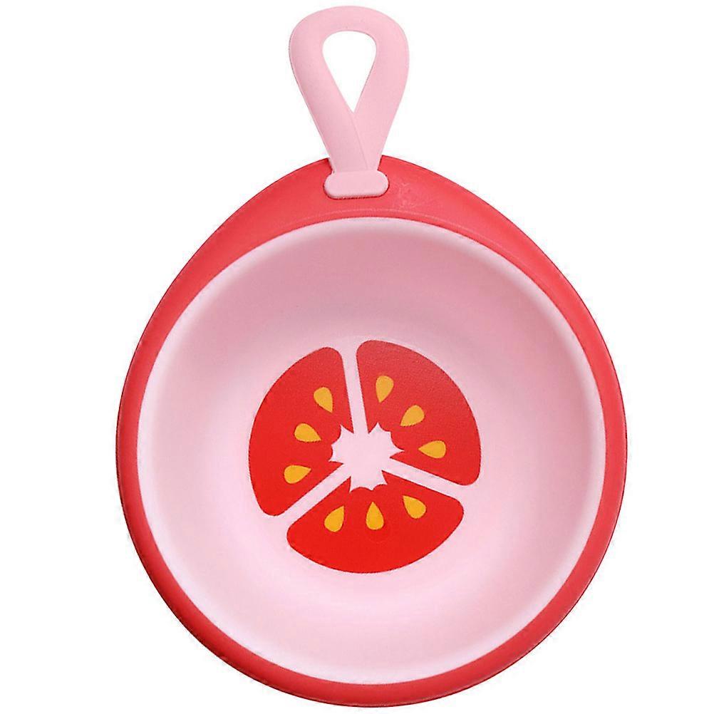 Red Infant Wash Basin Baby Washing Basins for Baby Use 1Pcs