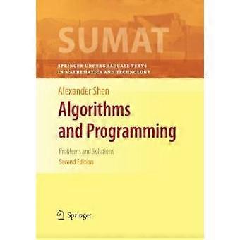 Algorithms And Programming Problems And Solutions - Alexander Shen