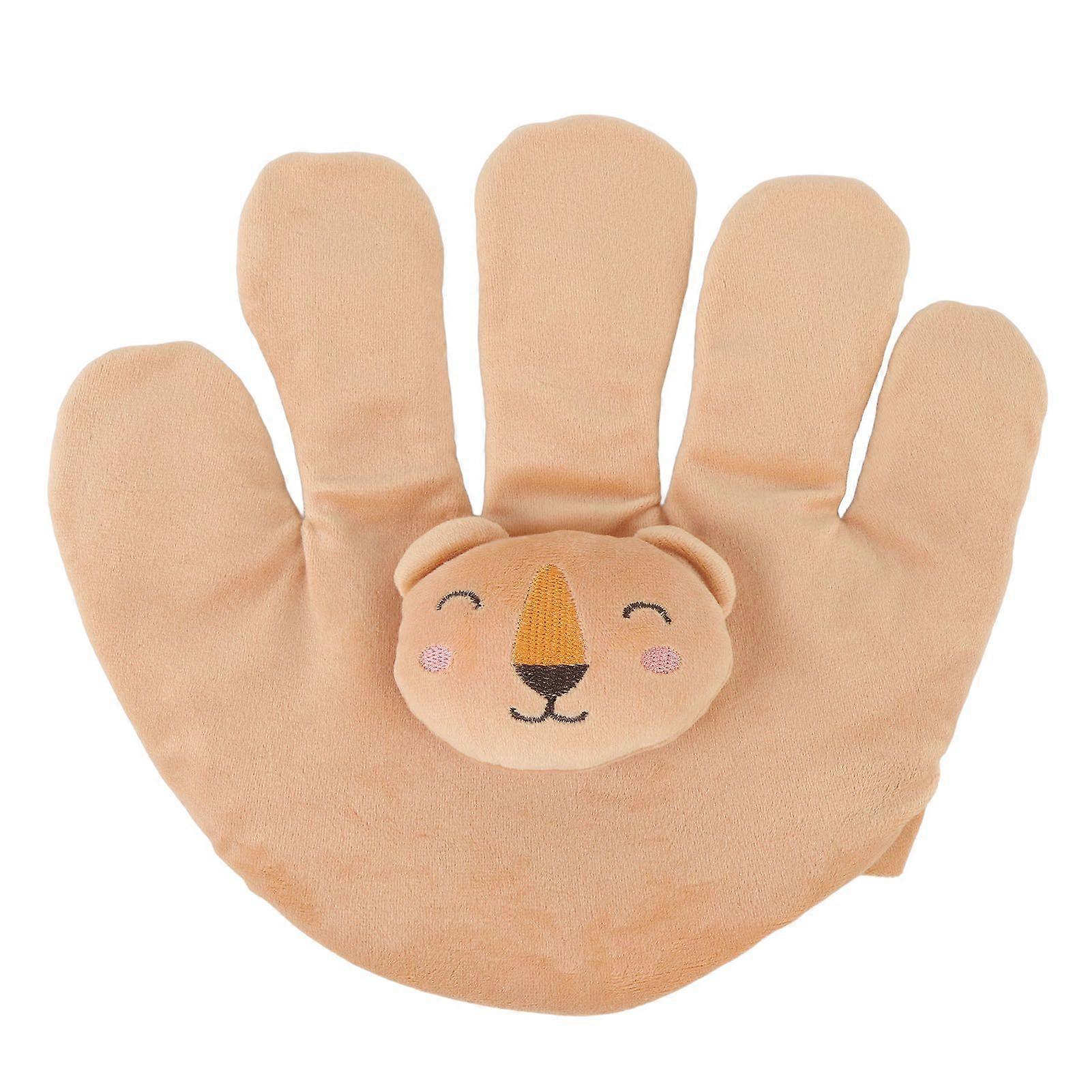 Baby Patting Sleeping Toy Cute Hand Shaped Red Bean Filling Plush Multifunctional Baby Sleep Palm
