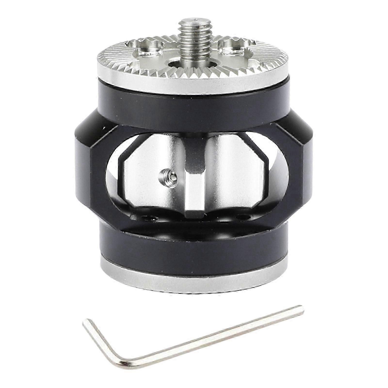 1 Set -compatible Rosette Mount Adapter with M6 Female Male Thread Gear Extension for Enhancing Camera Stability
