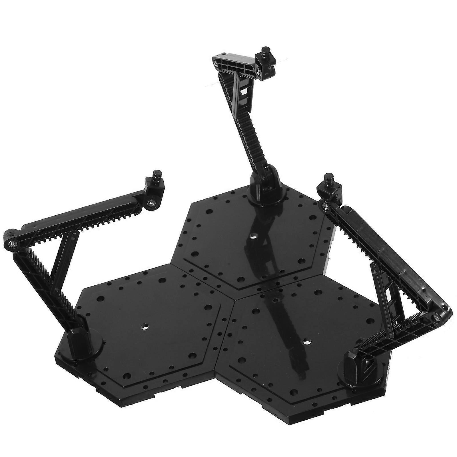 Black Action Figure Display Holder Ideal For Model Enthusiasts Gift Occasions With Stable Support 1Pack