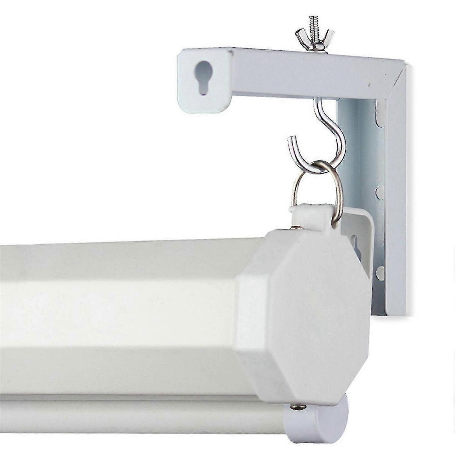 2Pcs Projector Curtain Hanger Projector Screen L-Bracket