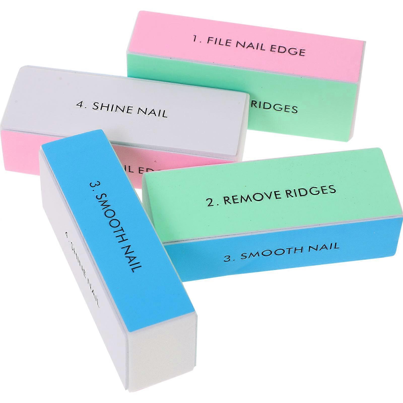 Nail File Polishing Block for Daily Use in 10Pcs Set