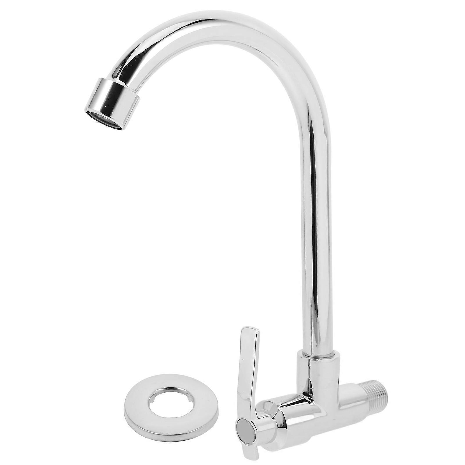 Copper Basin Faucet Wall Mount for 5Sets Household Kitchen Use