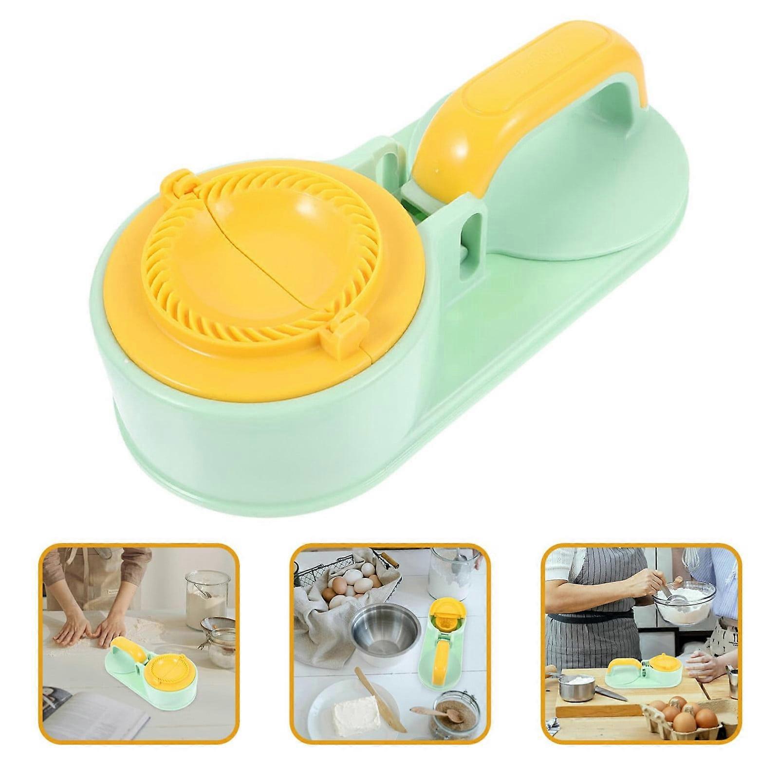 Mountain Pie Makers Pot Stickers Dumplings Set with Mat & Stuffing Spoon, Fun Baking Gadgets for Teens, compatible with Machine