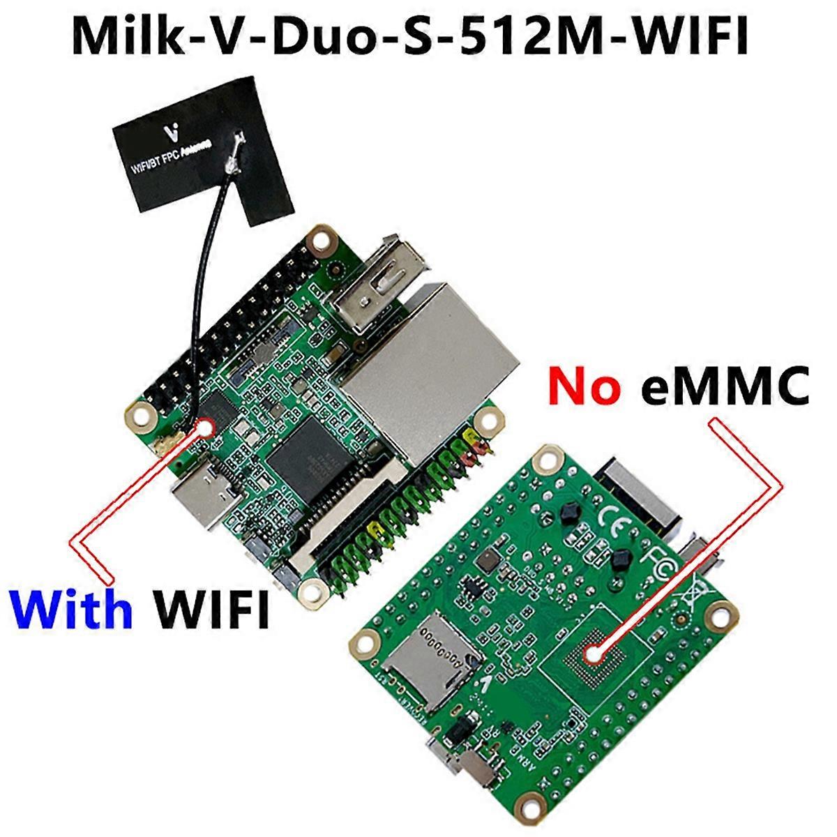 Milk-V Duo S Development Board+PoE-Long-Pin WI-FI 6/BT5 RISC-V ARM