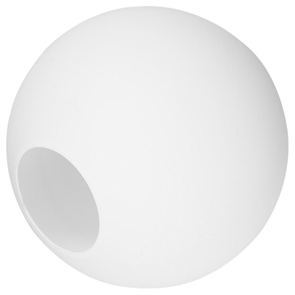 Cache-lampe en verre texturé blanc, idéal pour un plafonnier ou une suspension, avec fonction d'éclairage diffus, 3 pièces