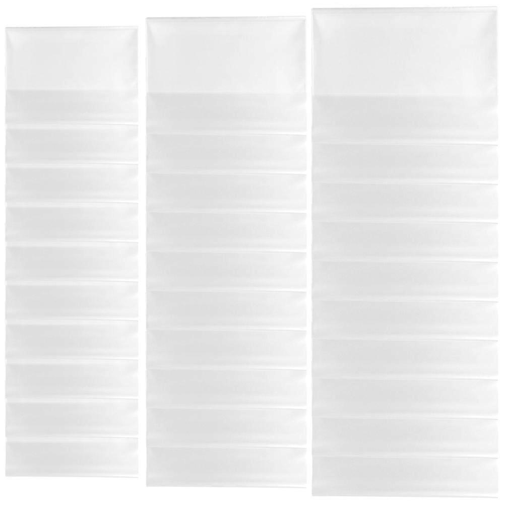 Transparent Book Cover Reusable Book Protector for Storage 30Pcs
