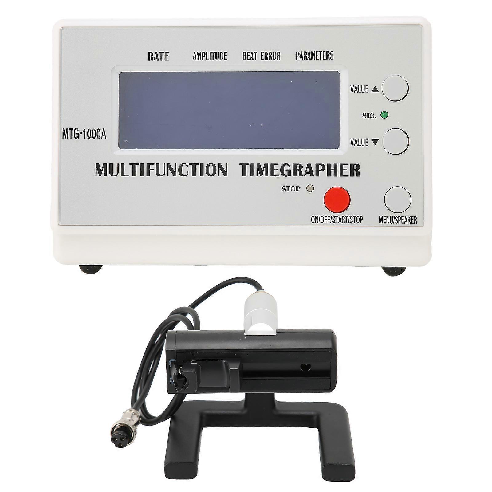 Professional Timegrapher Watch Movement Detector with LCD, 100-240V Plug
