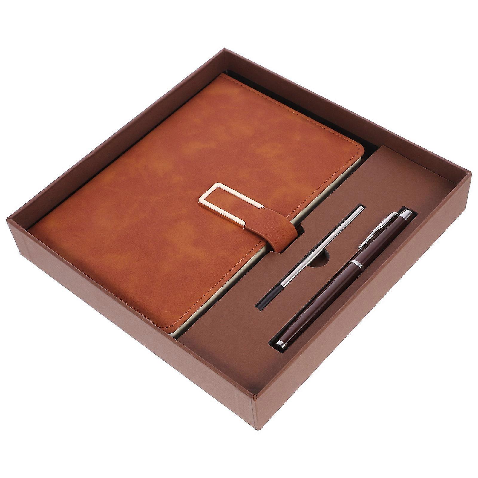 Business Conference Notebook Writing Set for Office 3Sets Vintage Pen