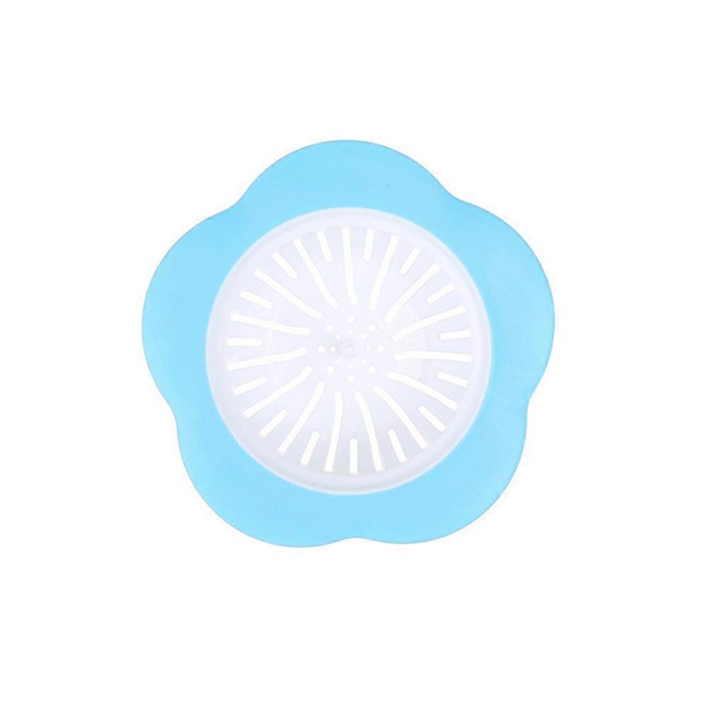 Kitchen Sink Strainer Silicone Drain Cover 2Pcs with Flower Shape