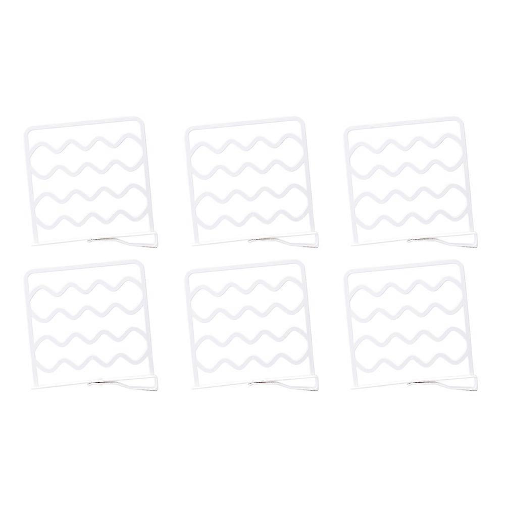 Storage Rack Shelf Divider for Organizing Use 12Pcs White Wardrobe Divider