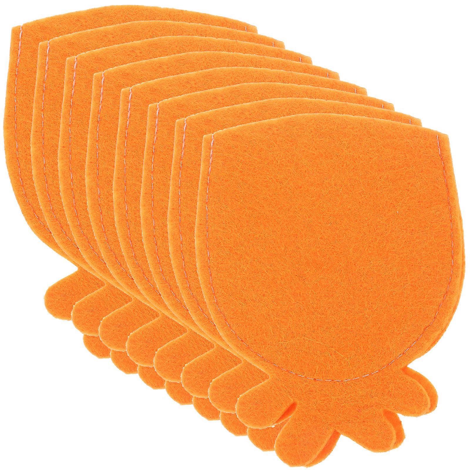 Easter Pineapple Felt Egg Holder Bags for Festive Table 40Pcs