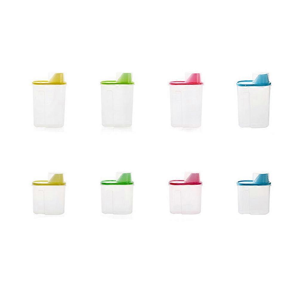 Grains Container Cereal Container with Pour Spout for 1 Piece Blue