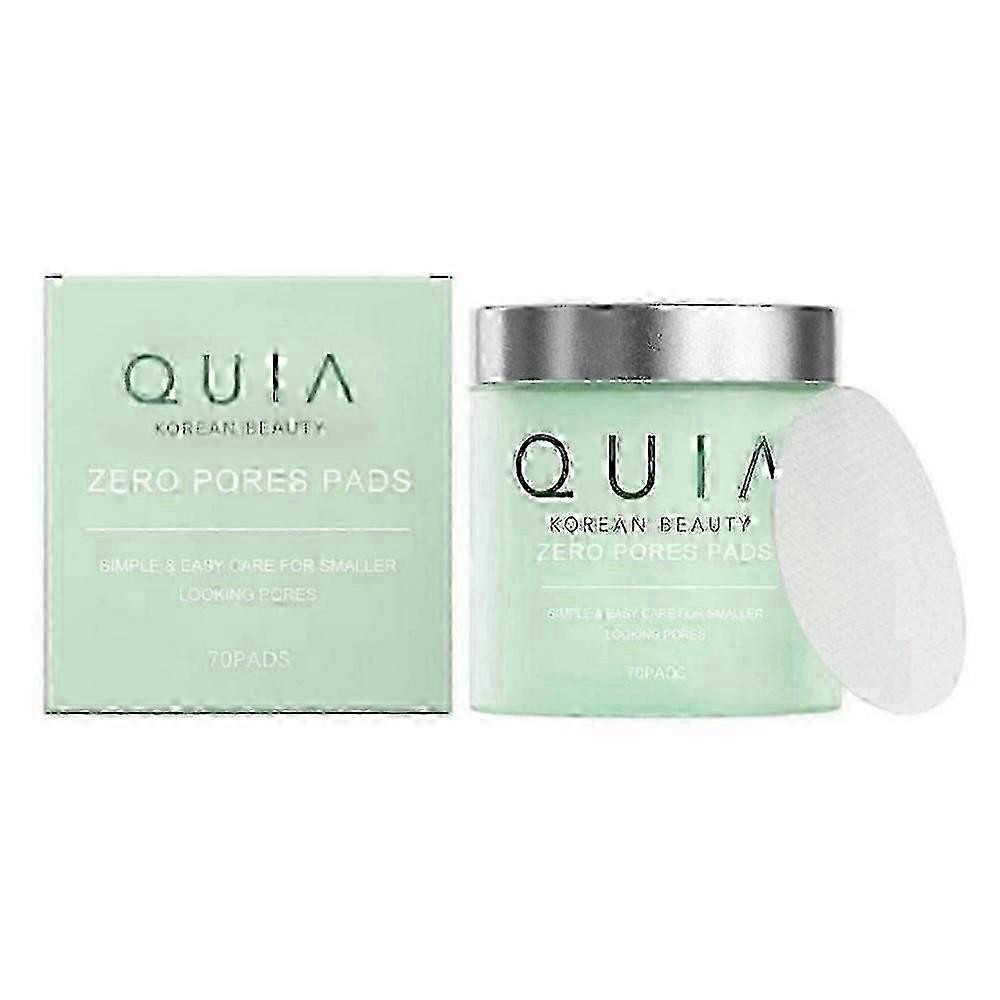 Quia Zero Pore Pads Trgets Store porer og ujevn tone Koreansk hudpleie 70 stk
