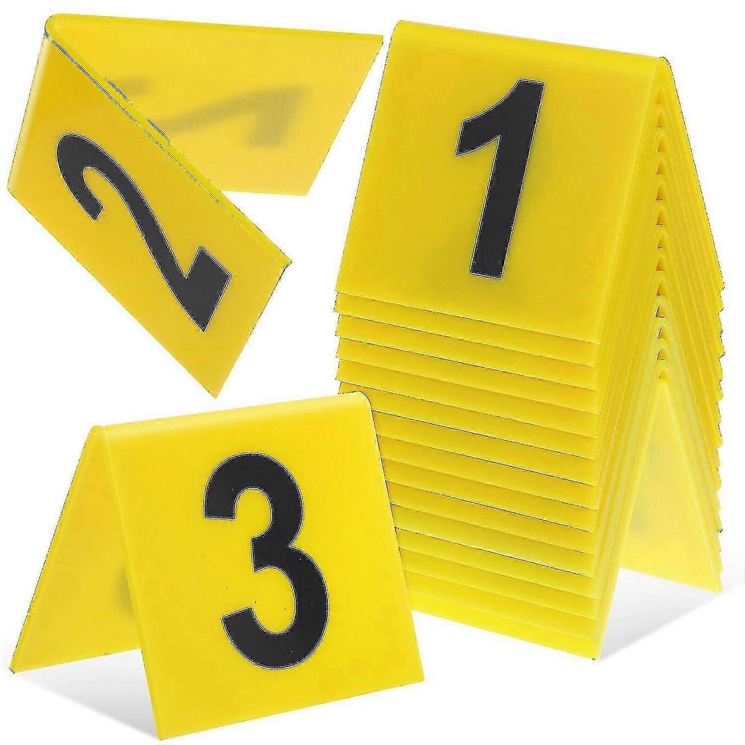 Numbered markers for crime scene investigation 15pcs set