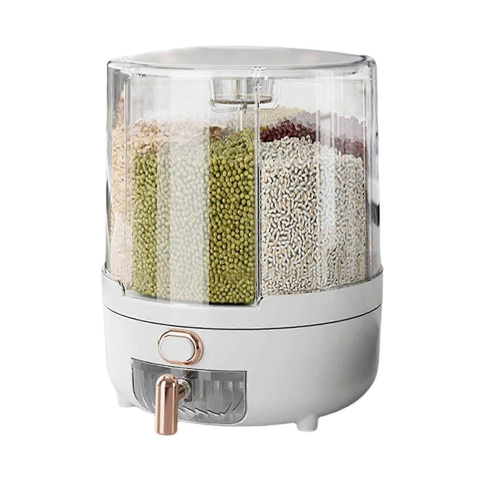 2026 Insect-Proof & Moisture-Proof Rotating Food Storage Container, PP+PET