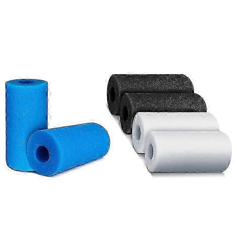 Pool Filter Sponge Swimming Pool Filter Foam Reusable with Type A Cleaning Replacement 6 Pieces