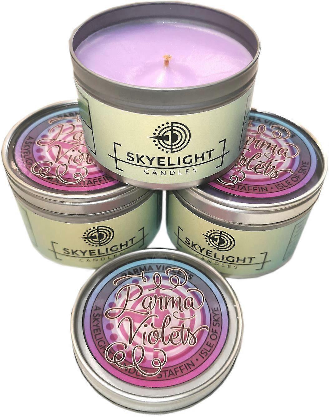 Parma Violets Tinned Candle by Skyelight Candles