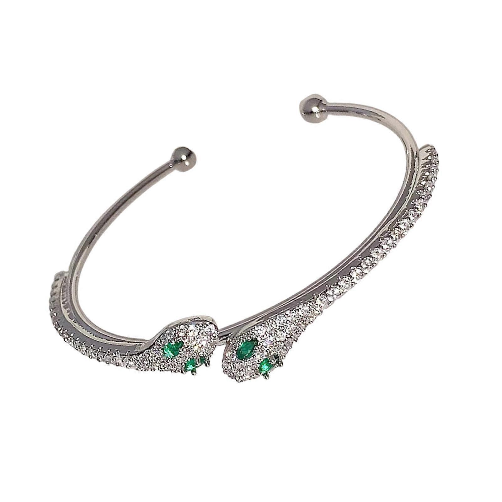 Stretchy Adjsutable Snake Open Wrist Chain Bracelet Adjustable Bangle Secure For Daily Nighttime Wear Multicolor