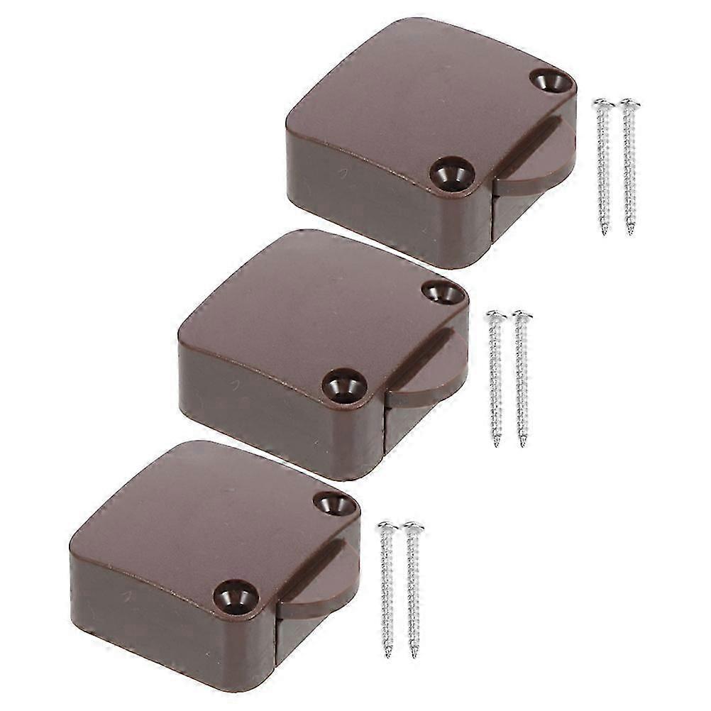 Door Switch for Closet Light Auto Reset ABS Copper Material Sensitive Trigger Wide Application 3 Pack
