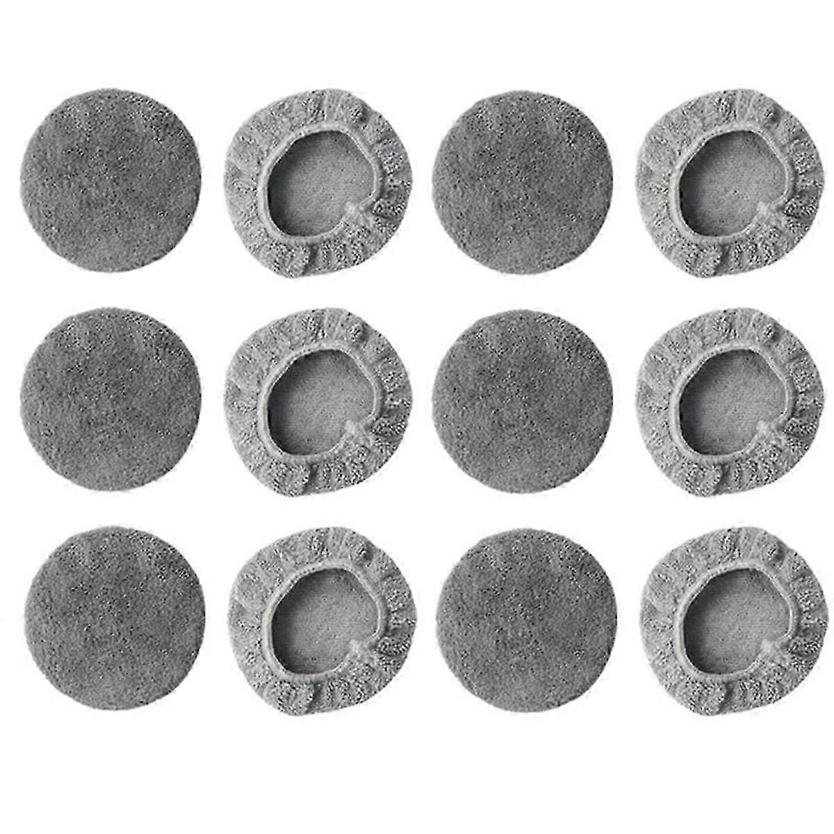 12pcs Universal Round Mops for Window Cleaning Robot