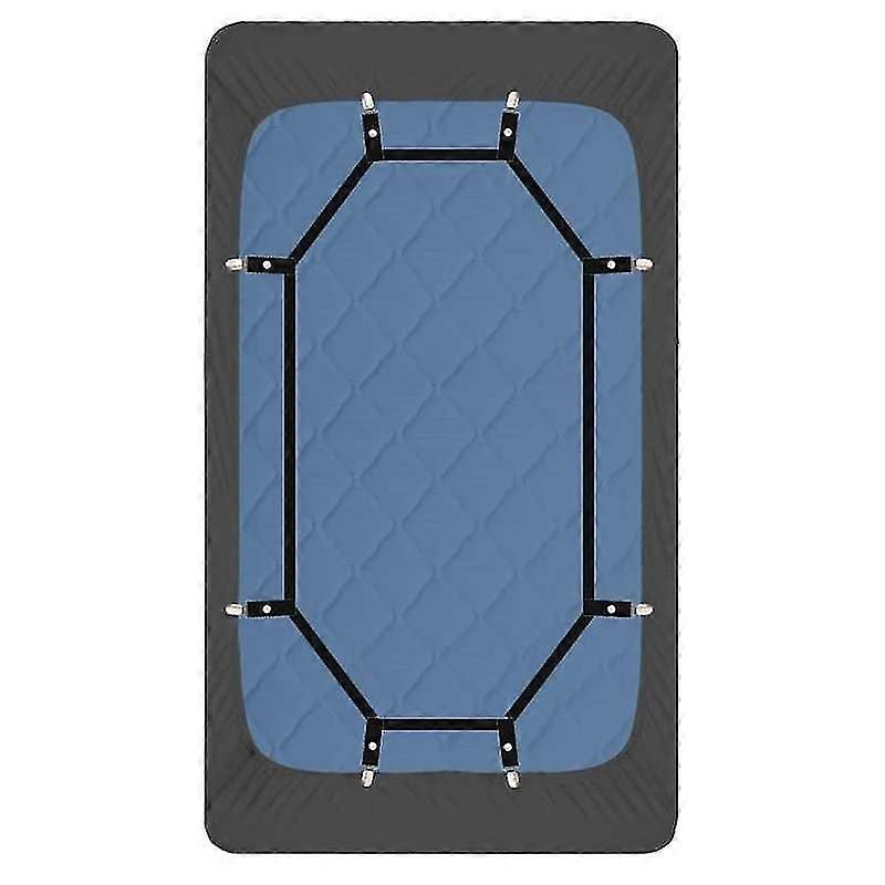 床单支架带 - 重型夹子 - 加强降落伞绳 - 360 度床单收紧器 - 最坚固有效的延长器 - 贴合