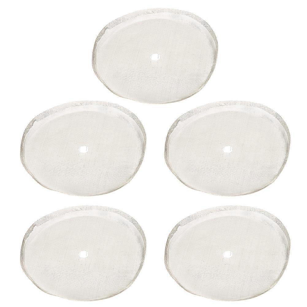 5Pcs 80 Mesh Reusable Stainless Steel Filter Mesh for 600ml French Press Pot Accessory