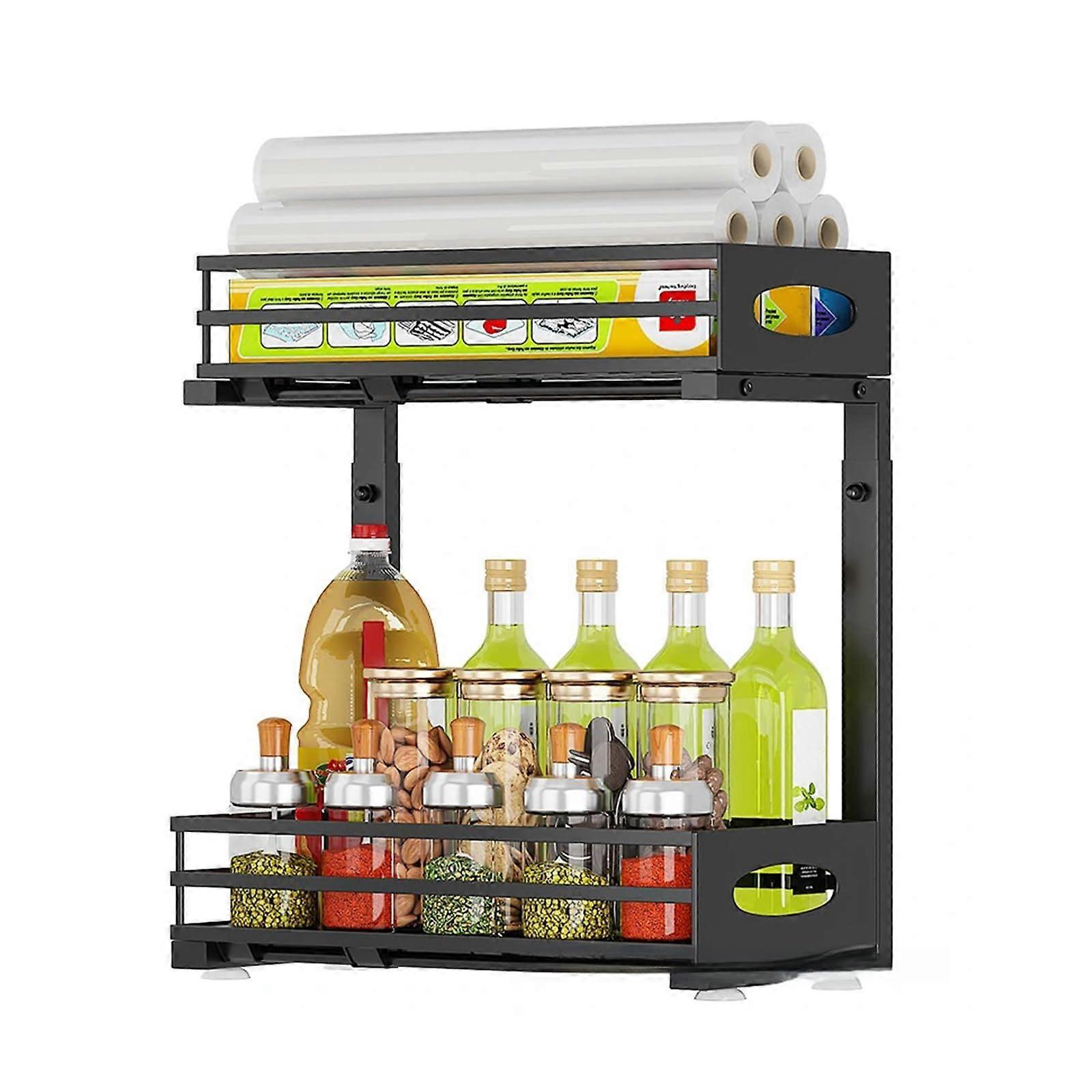 Under Sink Organizer Rack Kitchen And Bath Sturdy Storage Caddy Space Saving Under Sink Solution For Pantry And Cabinet