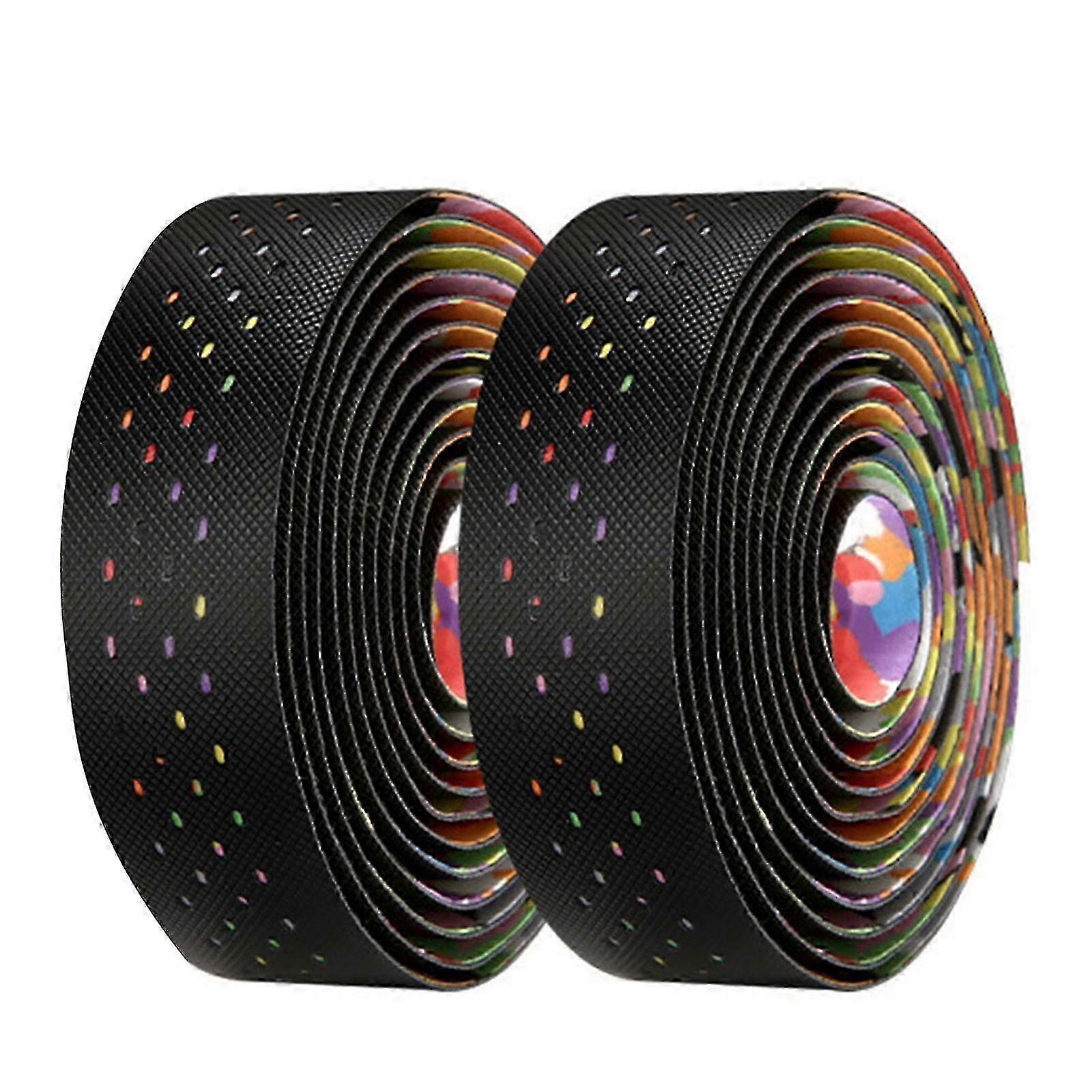 2Pcs Cyclings Bicycles Handlebar Tape Bikes Handle Wrap Handlebars Tape NonSlip Bikes Handlebars Tape AntiVibration Wrap Colorful
