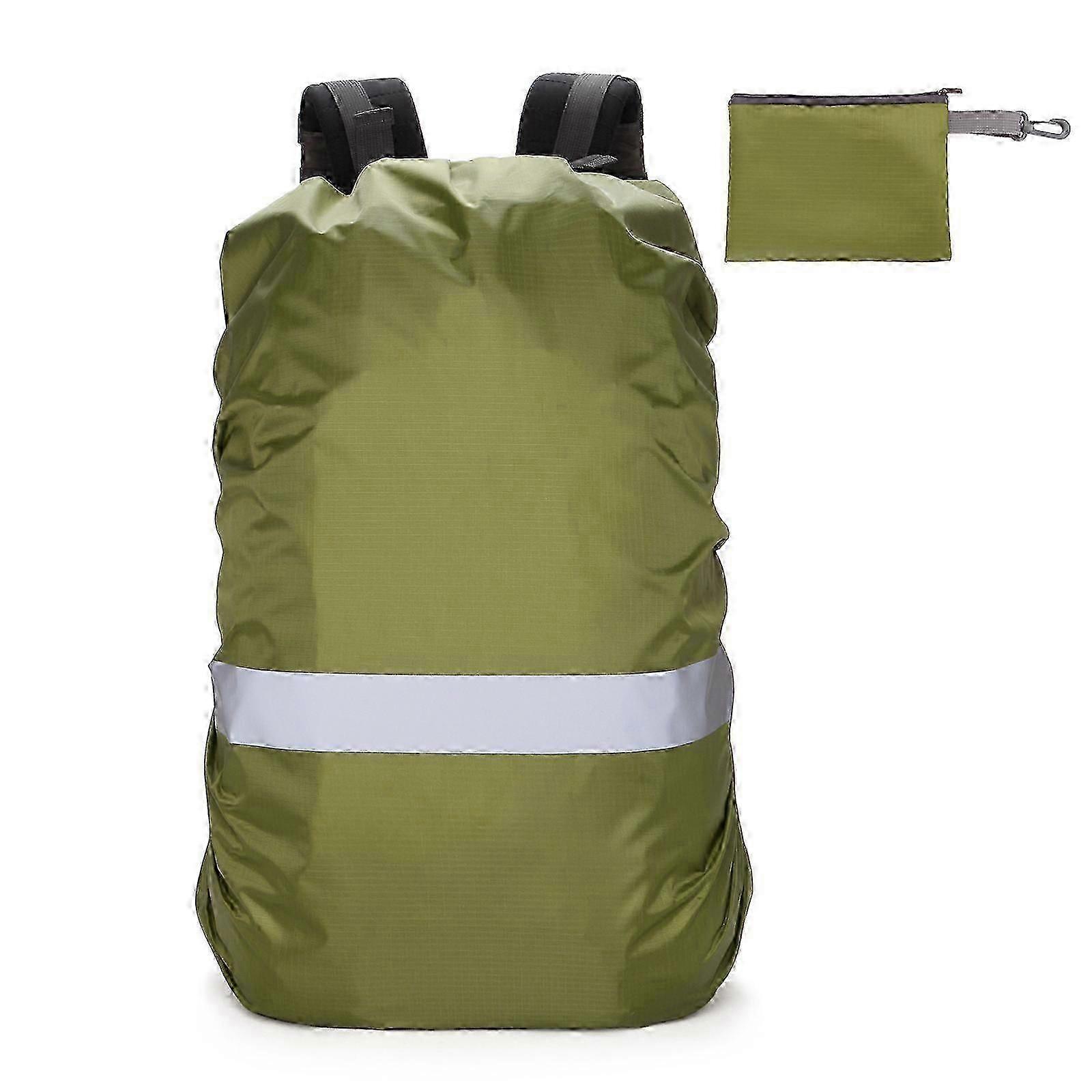 Adjustable Strap Waterproof and Reflective Rain Cover for Backpacks