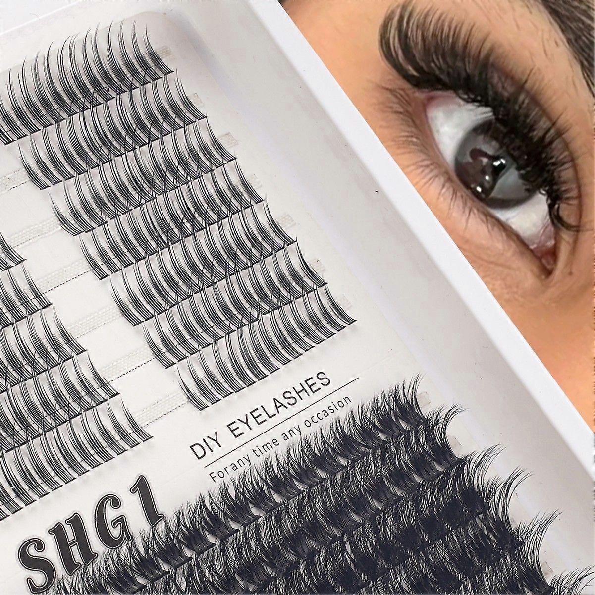 Large-capacity Spike +80D False Eyelash Grafting Simulation 5D Segmentation