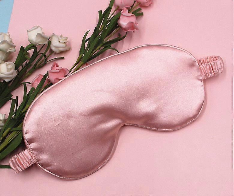 Breathable Eye Cover Smooth Silk Sleeping Mask Blindfold With Elastic Strap